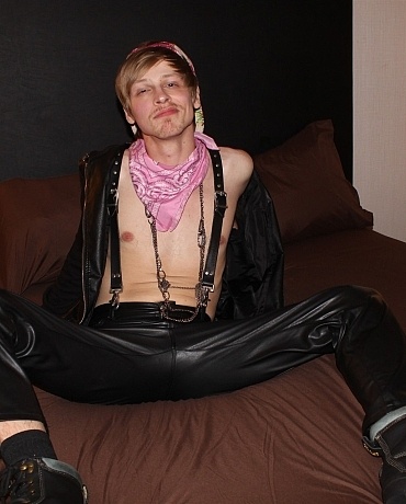 Blonde Leather Twink